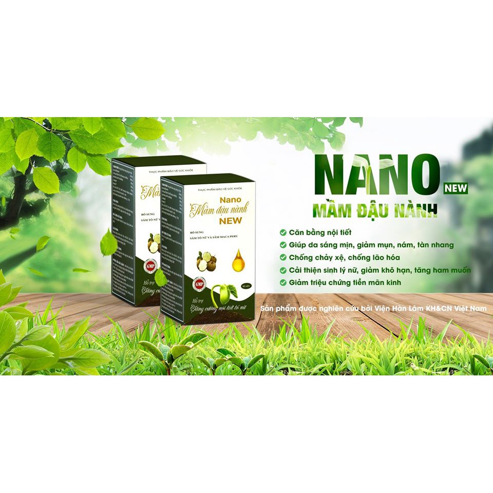 Công dụng của nano mầm đậu nành